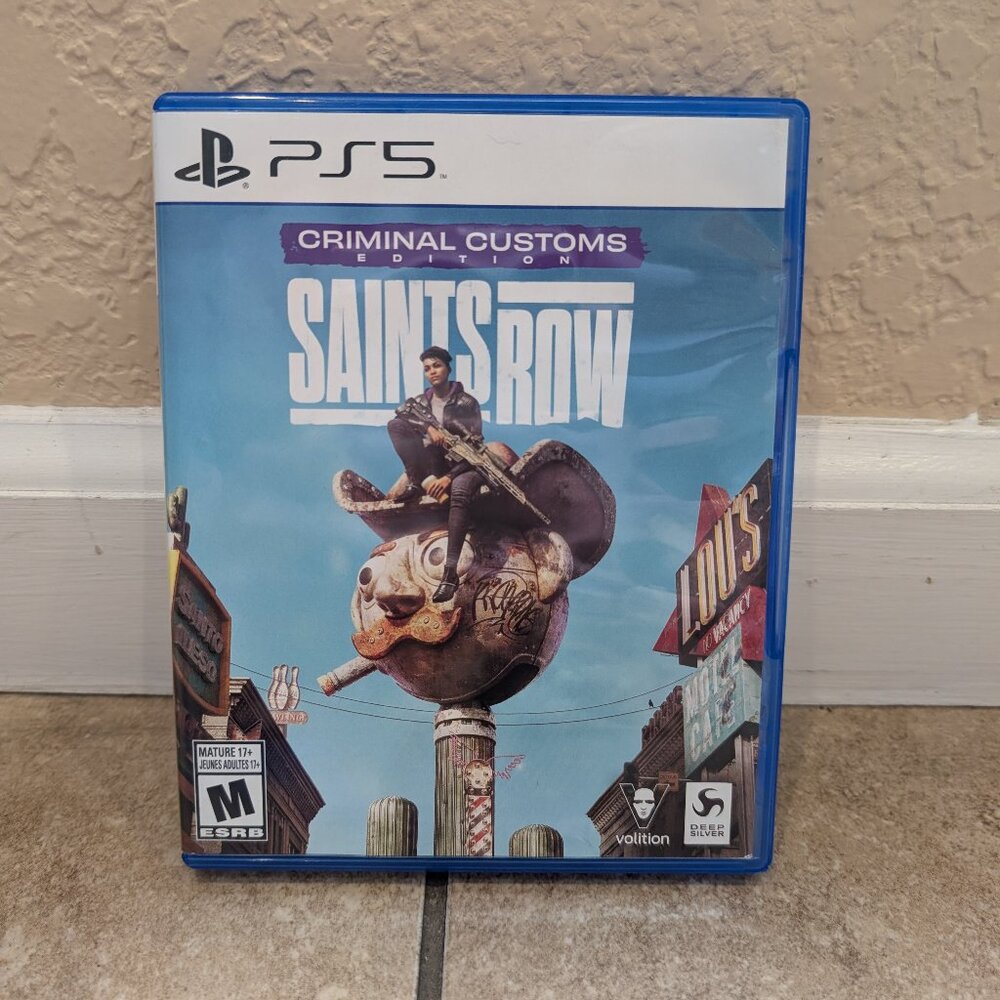 PS5 Saints Row Criminal Customs Edition Physical Blu-ray Disc Deep Silver Voliti